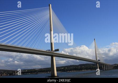 Die drei Brücken von Edinburgh, Schottland Stockfoto