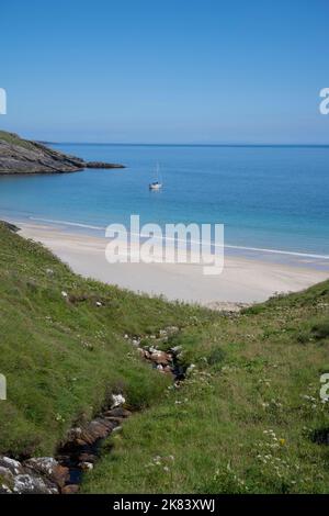 Die Insel Mingulay, Bishop's Isles, Äußere Hebriden, Schottland, Großbritannien Stockfoto