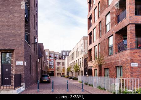 Eastwick und Sweetwater Apartment Building's, Neuentwicklung E20 in Stratford City Stockfoto