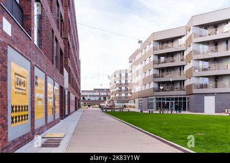 Eastwick und Sweetwater Apartment Building's, Neuentwicklung E20 in Stratford City Stockfoto