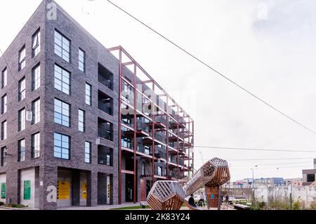 Eastwick und Sweetwater Apartment Building's, Neuentwicklung E20 in Stratford City Stockfoto