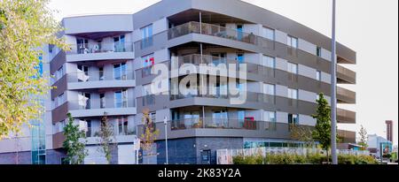 Eastwick und Sweetwater Apartment Building's, Neuentwicklung E20 in Stratford City Stockfoto