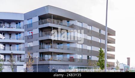 Eastwick und Sweetwater Apartment Building's, Neuentwicklung E20 in Stratford City Stockfoto