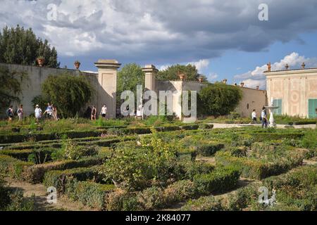 Knight's Garden Terrace in the Boboli Gardens Florence Italy Stockfoto