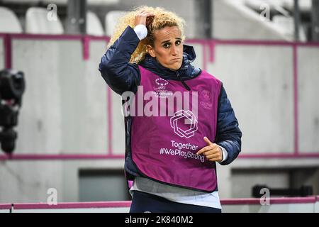 Paris, Frankreich. 20. Oktober 2022. Kheira HAMRAOUI von PSG während der UEFA Women's Champions League, Gruppe A Fußballspiel zwischen Paris Saint-Germain und Chelsea am 20. Oktober 2022 im Jean Bouin Stadion in Paris, Frankreich - Foto Matthieu Mirville / DPPI Credit: DPPI Media/Alamy Live News Stockfoto