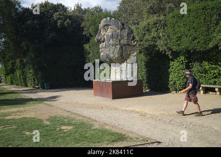 Face Sculpture von Igor Mitoraj Boboli Gardens Florenz Italien Stockfoto