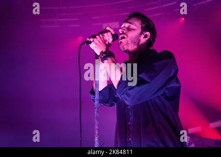 Mailand, Italien. 20. Oktober 2022. 20.. Oktober 2022. Herausgeber im Konzert bei Fabrique Milano, Italien. Credits: Marco Arici/Alamy Live News Credit: Marco Arici/Alamy Live News Stockfoto