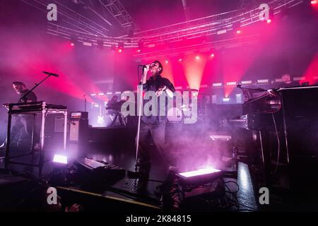 Mailand, Italien. 20. Oktober 2022. 20.. Oktober 2022. Herausgeber im Konzert bei Fabrique Milano, Italien. Credits: Marco Arici/Alamy Live News Credit: Marco Arici/Alamy Live News Stockfoto