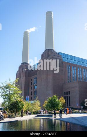 Nordeingang, Battersea Power Station, Nine Elms, London Borough of Wandsworth, Greater London, England, Großbritannien Stockfoto