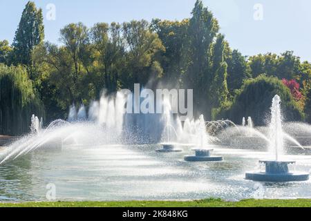 The Fountains in Battersea Park, Battersea, London Borough of Wandsworth, Greater London, England, Vereinigtes Königreich Stockfoto