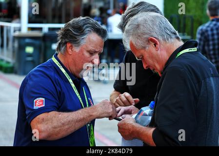 Austin, USA . 20. Oktober 2022. Michael Andretti (USA). Großer Preis der Vereinigten Staaten, Donnerstag, 20.. Oktober 2022. Circuit of the Americas, Austin, Texas, USA. Quelle: James Moy/Alamy Live News Stockfoto