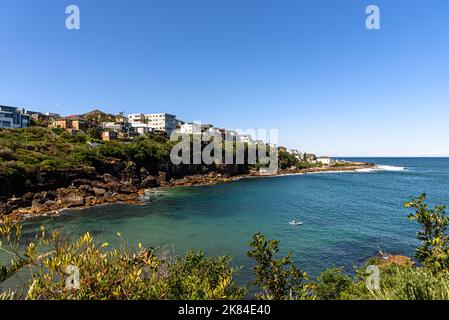 Gordon's Bay in Sydney, Australien entlang des Bondi-to-Coogee-Spaziergangs Stockfoto