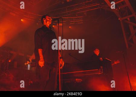 Mailand, Italien, 20.. Oktober 2022. Die Redakteure spielen live bei Fabrique in Mailand. Credits: Maria Laura Arturi/Alamy Live News Stockfoto