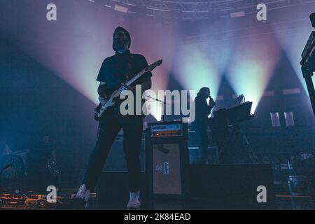 Mailand, Italien, 20.. Oktober 2022. Die Redakteure spielen live bei Fabrique in Mailand. Credits: Maria Laura Arturi/Alamy Live News Stockfoto