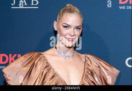 New York, USA. 20. Oktober 2022. Jaime King nimmt am 20. Oktober 2022 an der DKMS-Jahresgala 2022 in der Cipriani Wall Street in New York Teil. (Foto von Lev Radin/Sipa USA) Quelle: SIPA USA/Alamy Live News Stockfoto