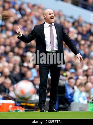 Aktenfoto vom 16-10-2021 von Sean Dyche. Steven Gerrard wurde am Donnerstagabend als Manager der Aston Villa entlassen, nachdem er 3-0 in Fulham eine Niederlage erlitten hatte. Hier wirft die PA-Nachrichtenagentur einen Blick darauf, wer als Nächstes im Hotseat der Villa Park sein könnte. Ausgabedatum: Freitag, 21. Oktober 2022. Stockfoto