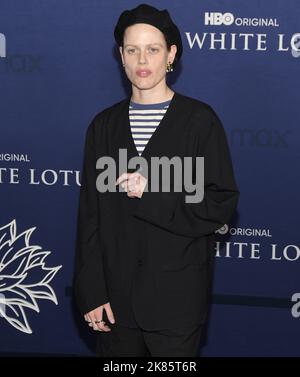 Los Angeles, USA. 20. Oktober 2022. Kelly McCormack kommt bei der HBO Original Series AN DIE PREMIERE DER WEISSEN LOTUS-Saison 2 fand am Donnerstag, dem 20. Oktober 2022, in den Goya Studios in Los Angeles, CA statt. (Foto: Sthanlee B. Mirador/Sipa USA) Quelle: SIPA USA/Alamy Live News Stockfoto