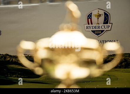 Ryder Cup Rendezvous King Cross Bahnhof mit Eurostar und Atout France Stockfoto