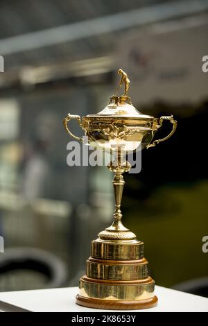 Ryder Cup Rendezvous King Cross Bahnhof mit Eurostar und Atout France Stockfoto