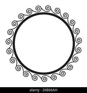 Altgriechischer Rahmen mit Muster, antike Grenze aus Griechenland Stock Vektor