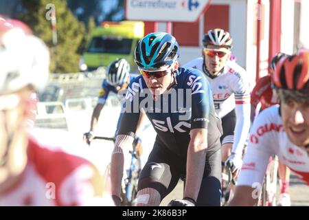 Chris Froome Team Sky - Etappe 3 der Katalonien-Rundfahrt 2019 Stockfoto