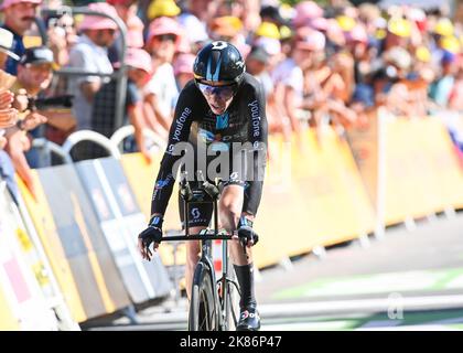 Romain BARDET, Team DSM in Aktion während der Etappe 20 der Tour De France, Lacapelle-Marival nach Rocamadour, am Samstag, 23.. Juli 2022 Credit: Pete Goding/Godingimages/PA Images Stockfoto