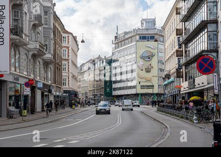 Vesterbro Bezirk in Kopenhagen Stockfoto