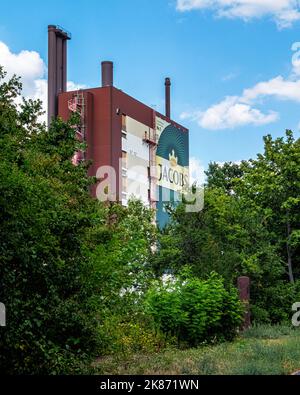 Jacobs Douwe Egberts, JDE Coffee Company, Nobelstraße 1, Neukölln, Berlin Stockfoto