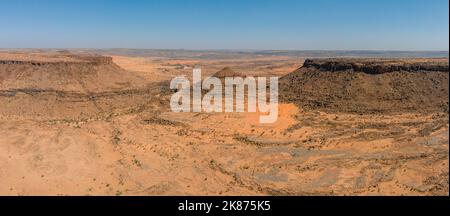 Die Oase von Diouk, Mauretanien, Sahara, Westafrika, Afrika Stockfoto