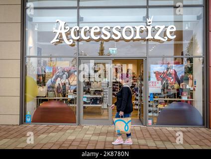 Accessorize Store im Rushden Lakes Retail Park Stockfoto