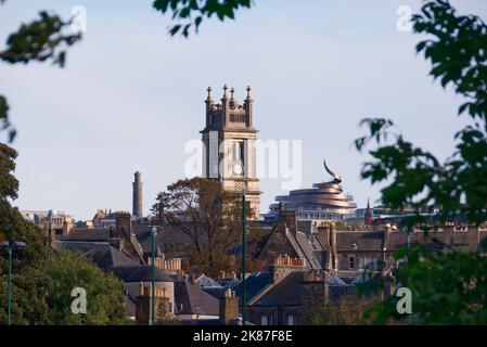 Skyline von Edinburgh vom Inverleith Park in der Nähe von Stockbridge Stockfoto