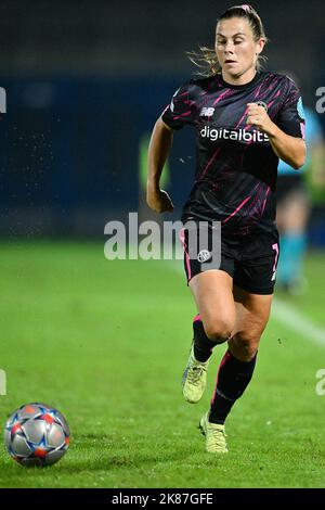 Emilie Haavi von AS Roma während des UEFA Women Champions League 2022 2023-Spiels, Domenico Francioni Stadium, Roma gegen Slavia Praha 20. Oktober 2022 (Foto von AllShotLive/Sipa USA) Credit: SIPA USA/Alamy Live News Stockfoto