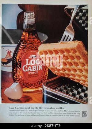 Vintage 20. Oktober 1961 „Life“-Magazin-Anzeige, USA Stockfoto