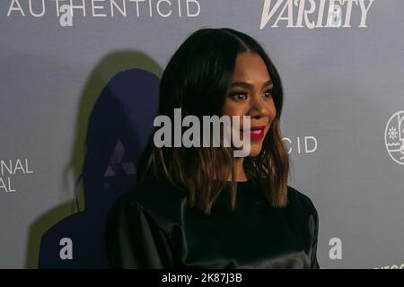 San Diego, USA. 20. Oktober 2022. Schauspielerin Regina Hall beim San Diego International Film Festival Night of the Stars Tribute am Donnerstag, den 20. Oktober 2022 in La Jolla, CA. (Foto: Rishi Deka/Sipa USA) Quelle: SIPA USA/Alamy Live News Quelle: SIPA USA/Alamy Live News Stockfoto