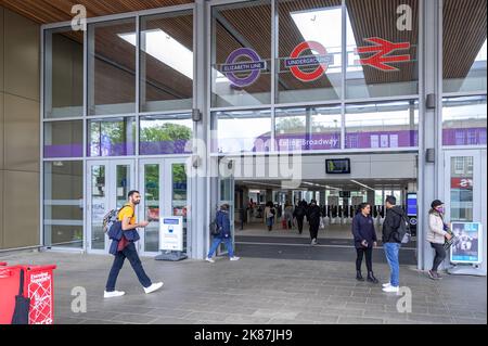 Ealing Broadway - Elizabeth Line Station Stockfoto