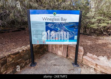 Freycinet Peninsula Circuit in Tasmanien, Australien Stockfoto