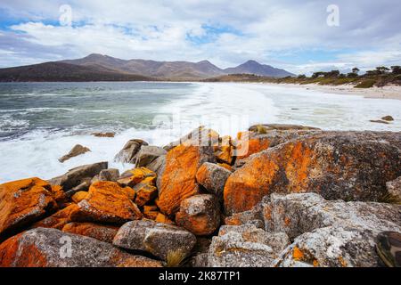 Wineglass Bay Beach in Tasmanien, Australien Stockfoto