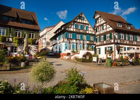 Malerische Stadt Gengenbach im Schwarzwald in deutschland Stockfoto