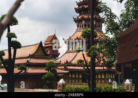 Pavillon des buddhistischen heiligen (in der alten Stadt) Stockfoto