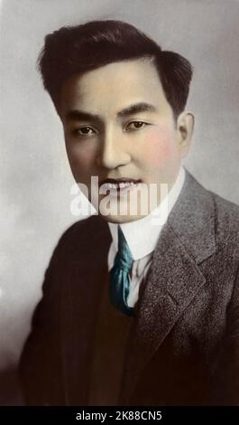 Sessue Hayakawa Schauspieler 01. Mai 1926 **WARNUNG** Dieses Foto ist nur für redaktionelle Verwendung bestimmt und unterliegt dem Copyright der Film Company und/oder des Fotografen, der von der Film- oder Produktionsgesellschaft beauftragt wurde, und kann nur durch Publikationen im Zusammenhang mit der Bewerbung des oben genannten Films reproduziert werden. Eine obligatorische Gutschrift an die Filmgesellschaft ist erforderlich. Der Fotograf sollte auch bei Bekanntwerden des Fotos gutgeschrieben werden. Ohne schriftliche Genehmigung der Film Company kann keine kommerzielle Nutzung gewährt werden. Stockfoto