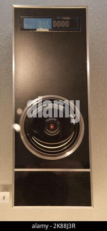 HAL 9000 Requisite von 2001: A Space Odyssey Stockfoto