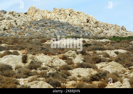 Gramvousa Peninsula, Chersonesos Gramvousas, Kreta, Griechenland, Europa Stockfoto