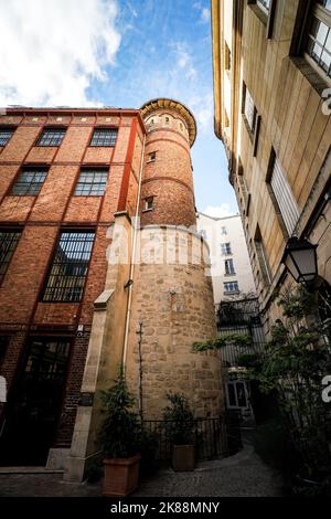 Turm Philippe Auguste in Paris Stockfoto