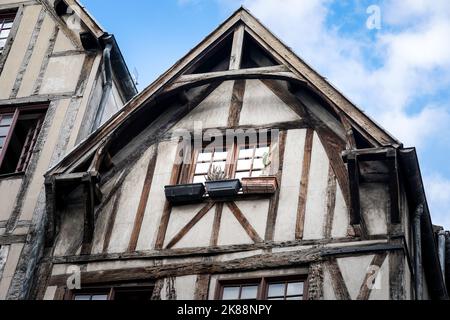 Die ältesten Häuser in Paris Stockfoto