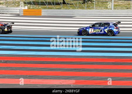 Französische Tourismusmeisterschaft Paul Ricard, Le Castellet, FRANKREICH, 16/10/2022 Florent 'MrCrash' B. Stockfoto