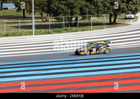 Französische Tourismusmeisterschaft Paul Ricard, Le Castellet, FRANKREICH, 16/10/2022 Florent 'MrCrash' B. Stockfoto