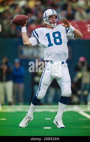 Payton Manning, Indianapolis Colts im Jahr 1999. Stockfoto
