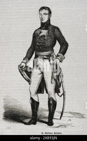 Mariano Alvarez de Castro (1749-1810). Spanischer Militär- und liberaler Politiker. Militärgouverneur während der Belagerung von Gerona im Jahr 1809 durch französische Truppen Stockfoto