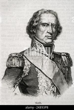 Jean-de-Dieu Soult. Stockfoto