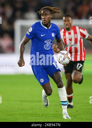 19 Okt 2022 - Brentford gegen Chelsea - Premier League - GTECH Community Stadium Trevoh Chalobah von Chelsea während des Premier League-Spiels gegen Brentford. Picture : Mark Pain / Alamy Stockfoto